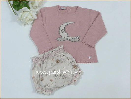 Conjunto jersey rosa luna y culote "Luna" - PARDALETS