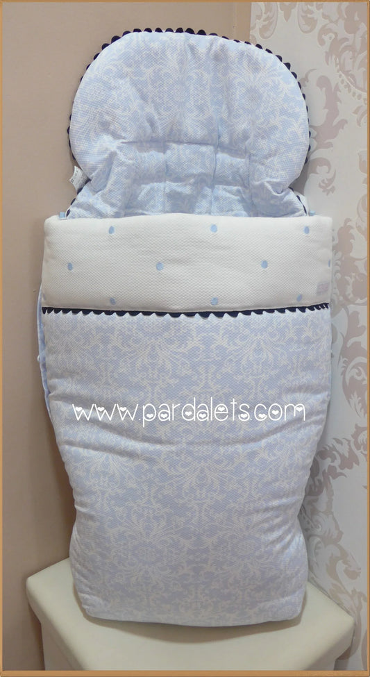 Saco silla ligera estampado azul - PARDALETS