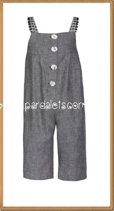 Mono largo gris oscuro "Dragon-fly" - PARDALETS