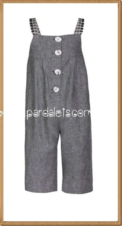 Mono largo gris oscuro "Dragon-fly" - PARDALETS