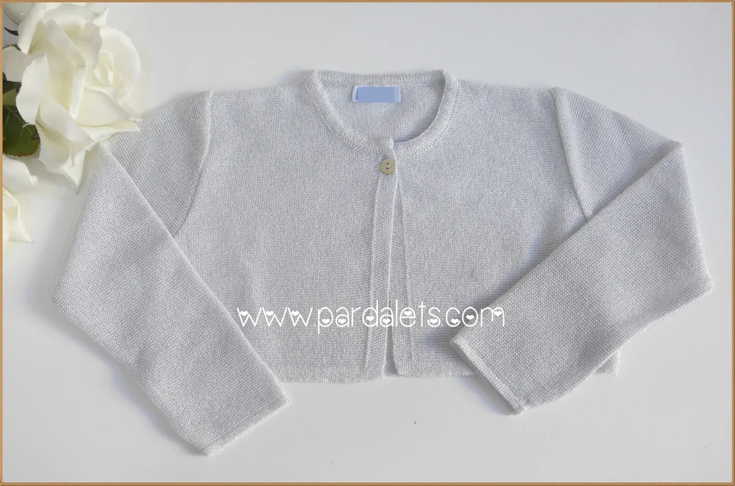 Chaqueta corta hilito plateado - PARDALETS