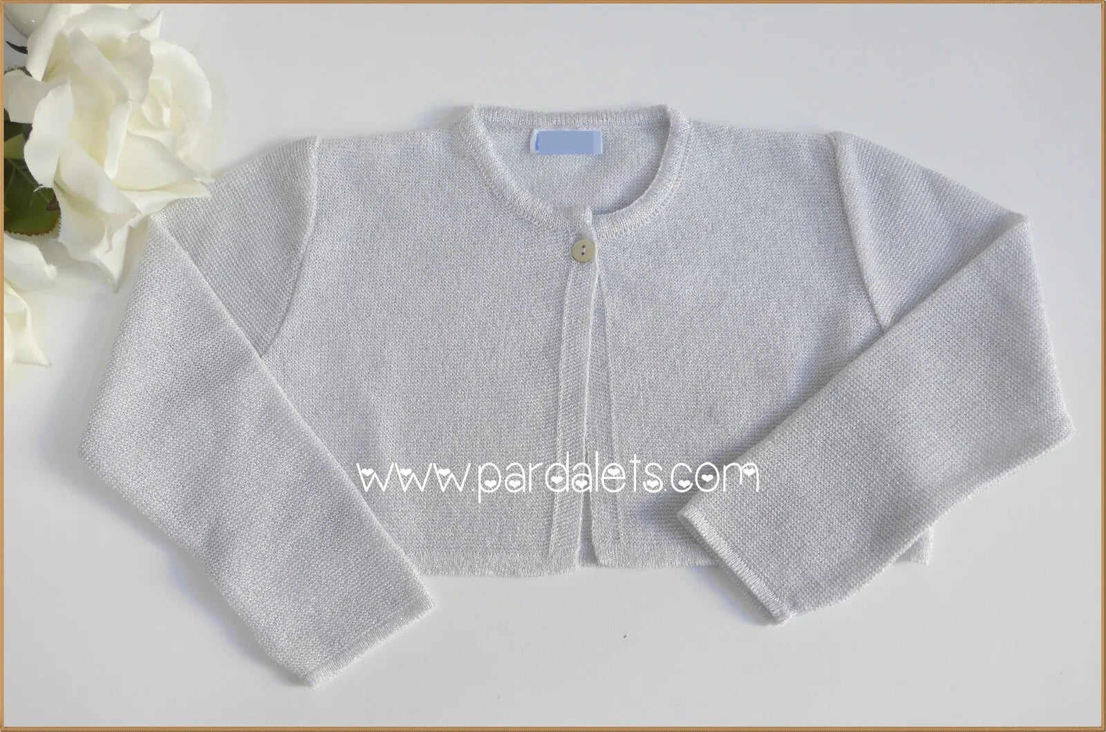 Chaqueta corta hilito plateado - PARDALETS