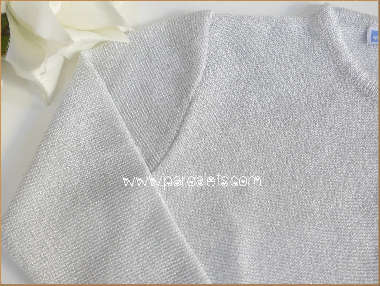 Chaqueta corta hilito plateado - PARDALETS