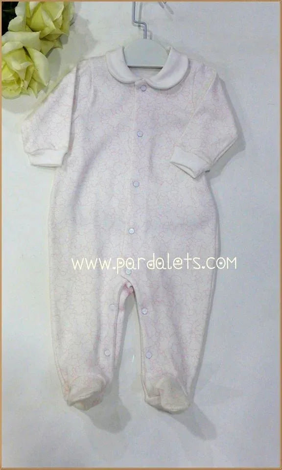 Pelele ositos rosas interlock - PARDALETS
