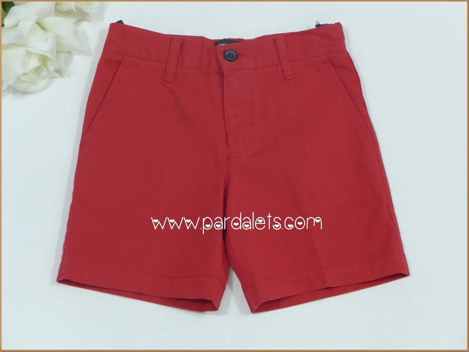 Short rojo tipo chino - PARDALETS