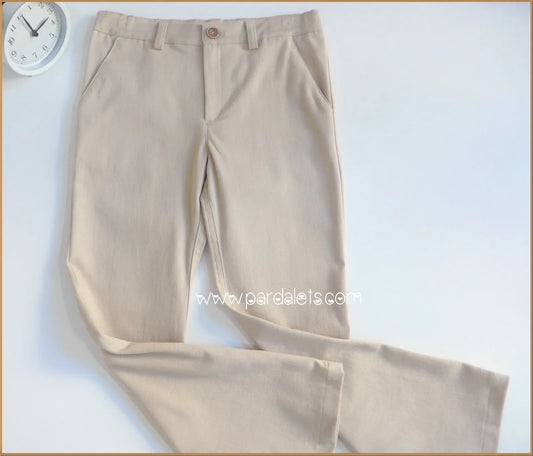 Pantalon largo beig - PARDALETS