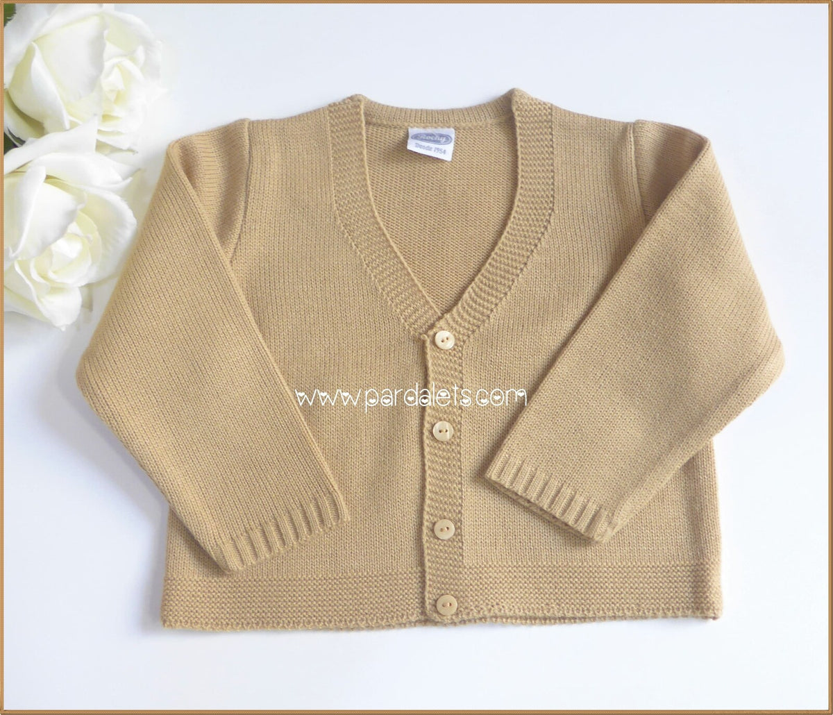 Chaqueta larga lana camel