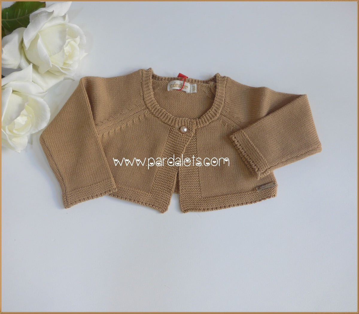 Chaqueta corta camel