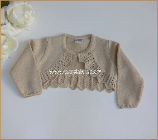 Chaqueta bolero arenita - PARDALETS