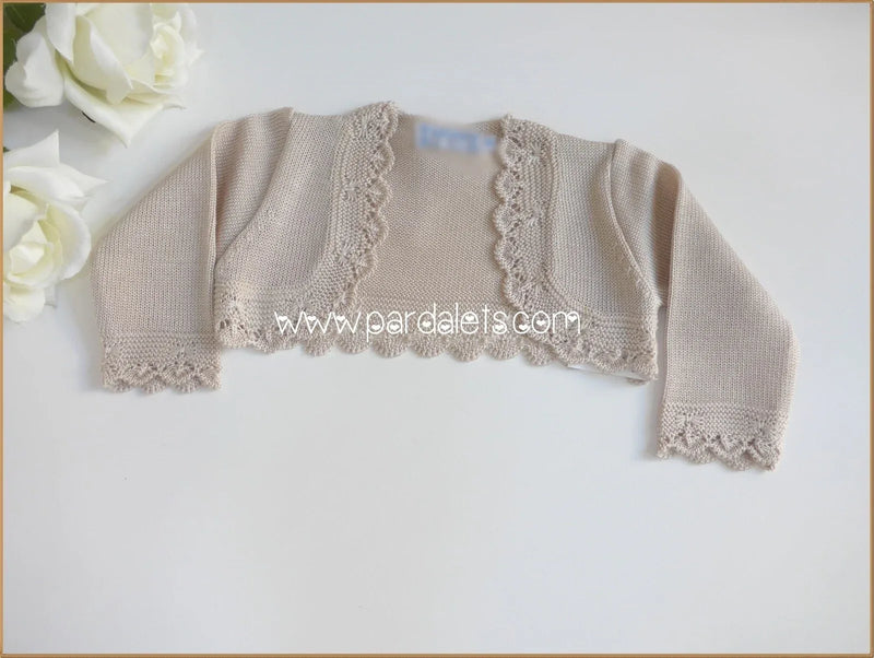 Chaqueta bolero tostado - PARDALETS