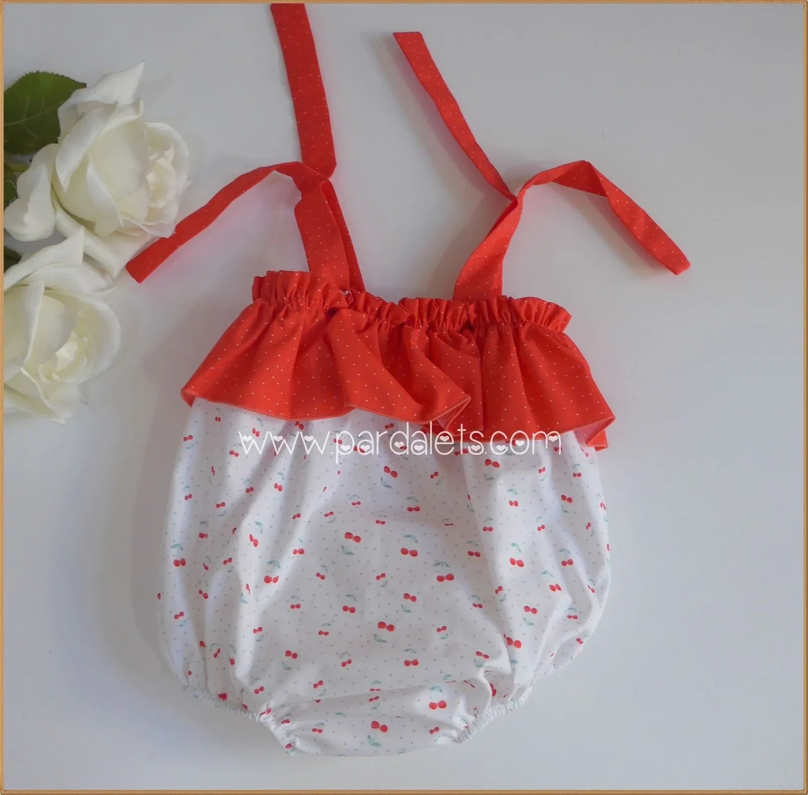 Ranita tirantes cerezas rojas - PARDALETS