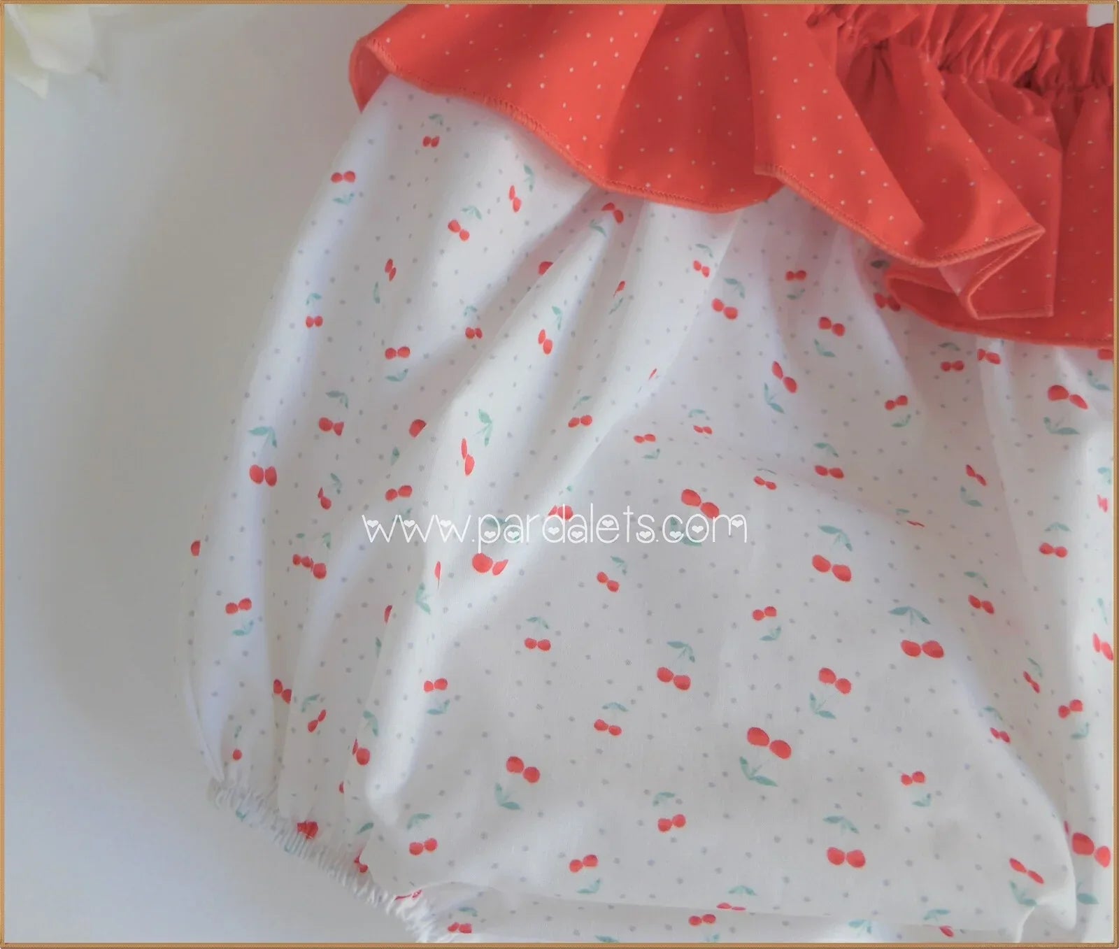 Ranita tirantes cerezas rojas - PARDALETS