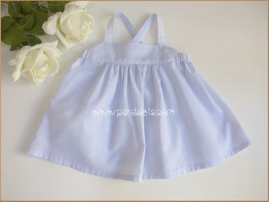 Blusa tirantes cruzados azul - PARDALETS