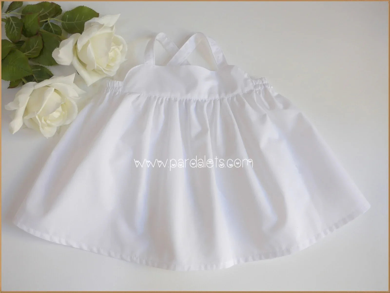 Blusa tirantes cruzados blanca - PARDALETS