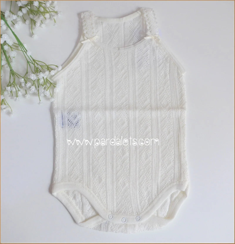 Body tirantes perle beig ceremonia - PARDALETS