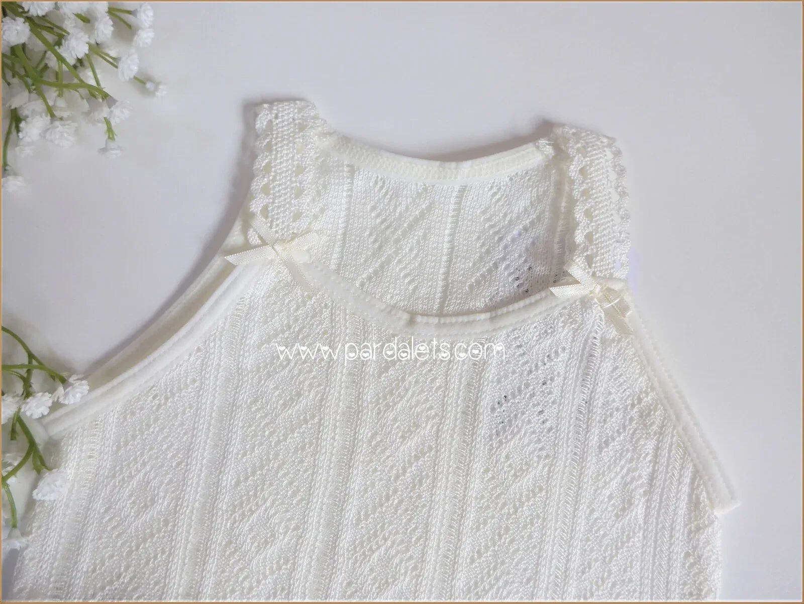 Body tirantes perle beig ceremonia - PARDALETS