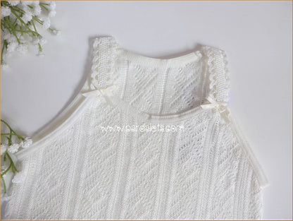 Body tirantes perle beig ceremonia - PARDALETS