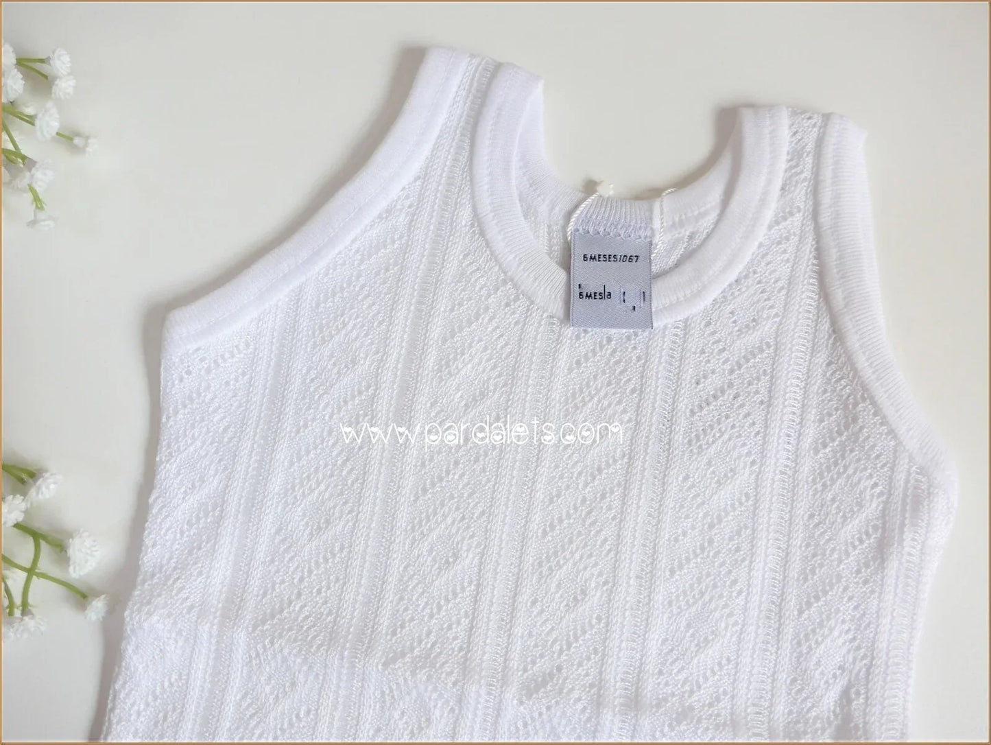 Body tirantes perle blanco - PARDALETS