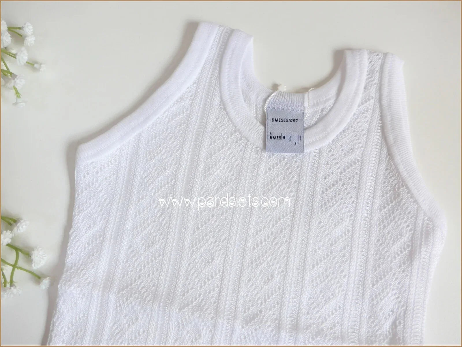 Body tirantes perle blanco - PARDALETS