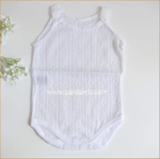 Body tirantes perle ceremonia blanco - PARDALETS