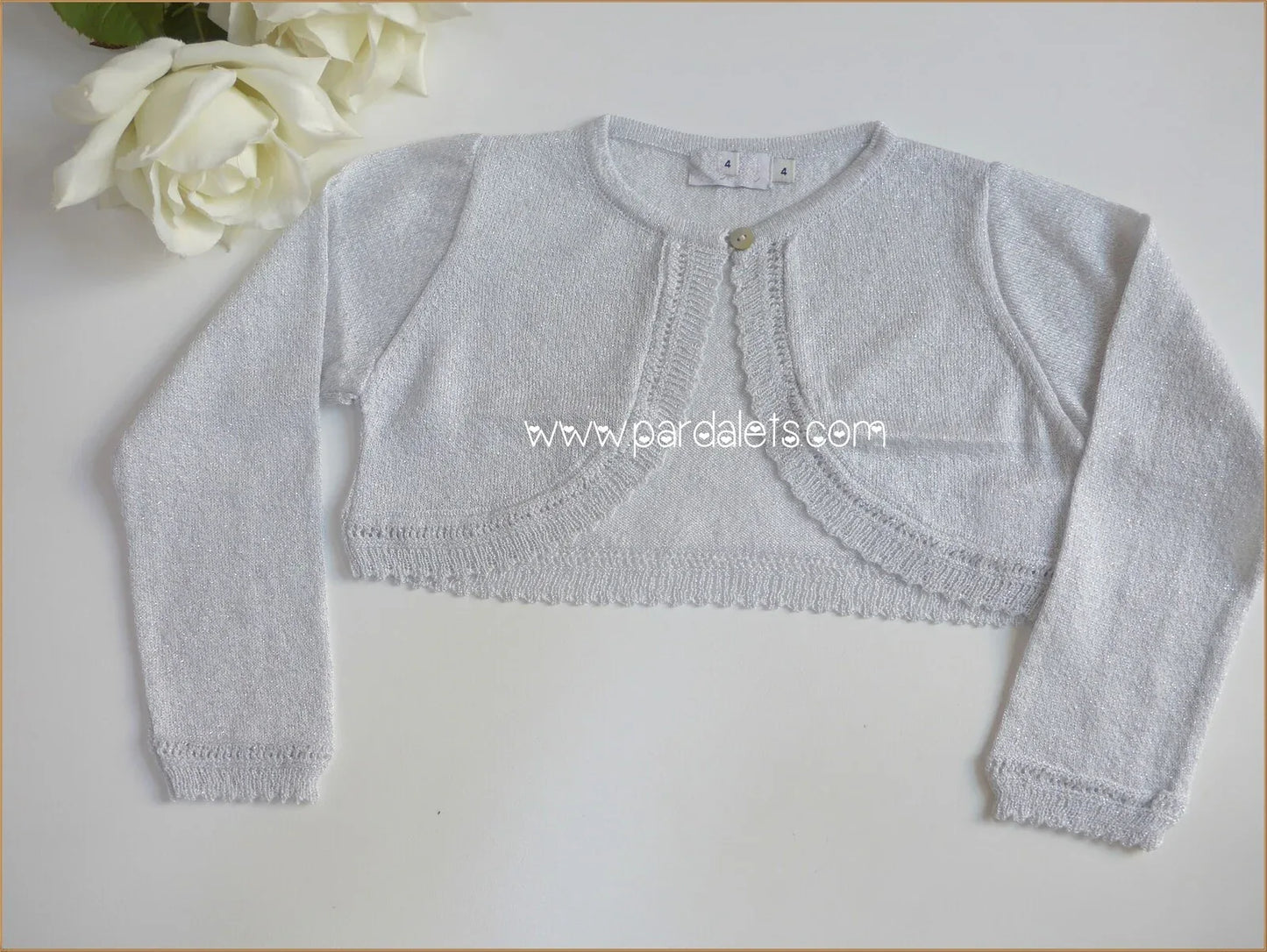 Chaqueta bolero plata - PARDALETS