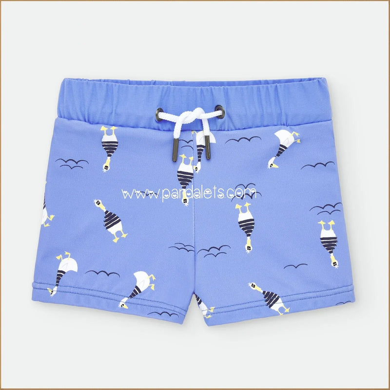Boxer licra azul con patitos - PARDALETS