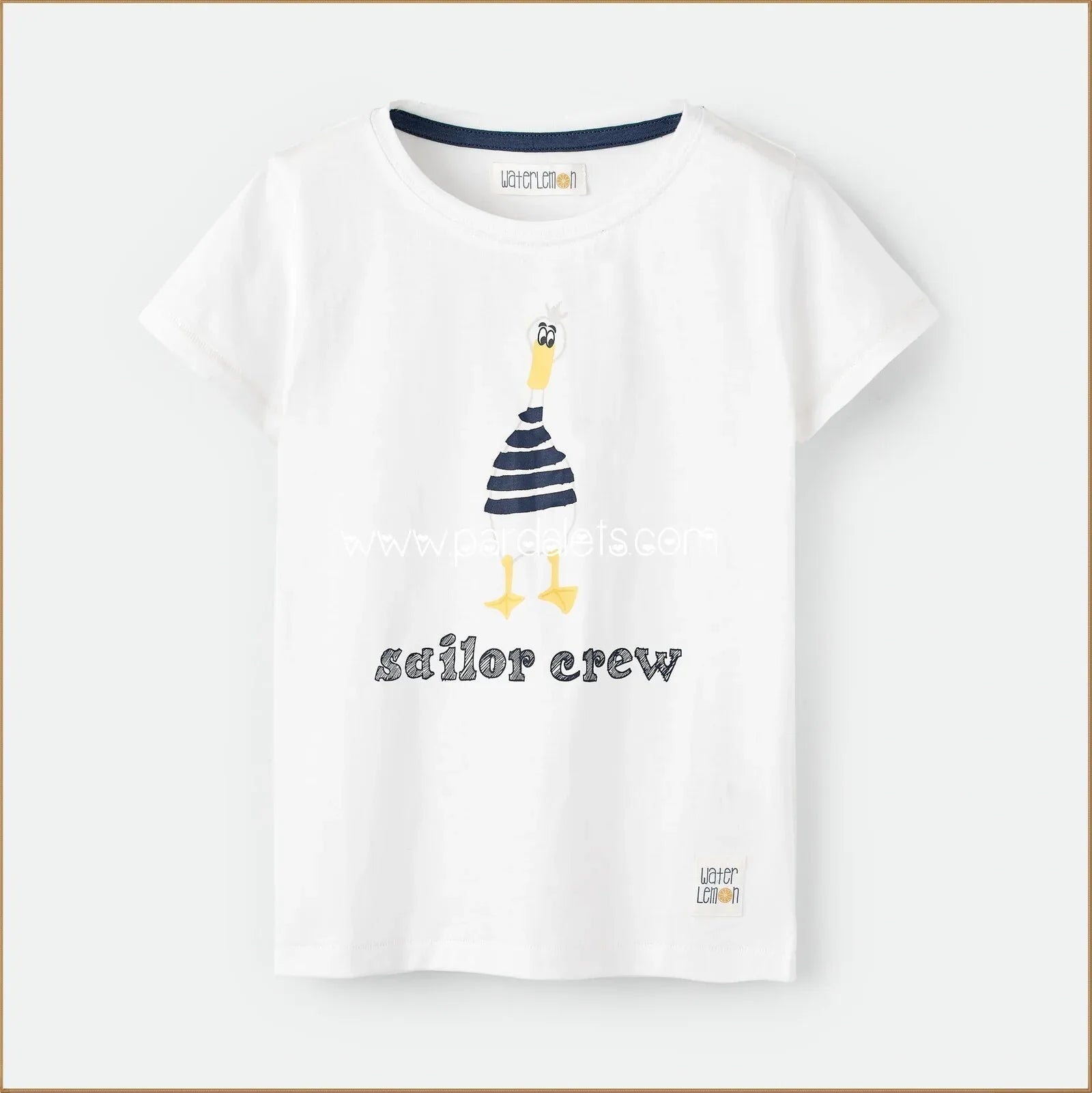 Camiseta blanca estampado patito - PARDALETS