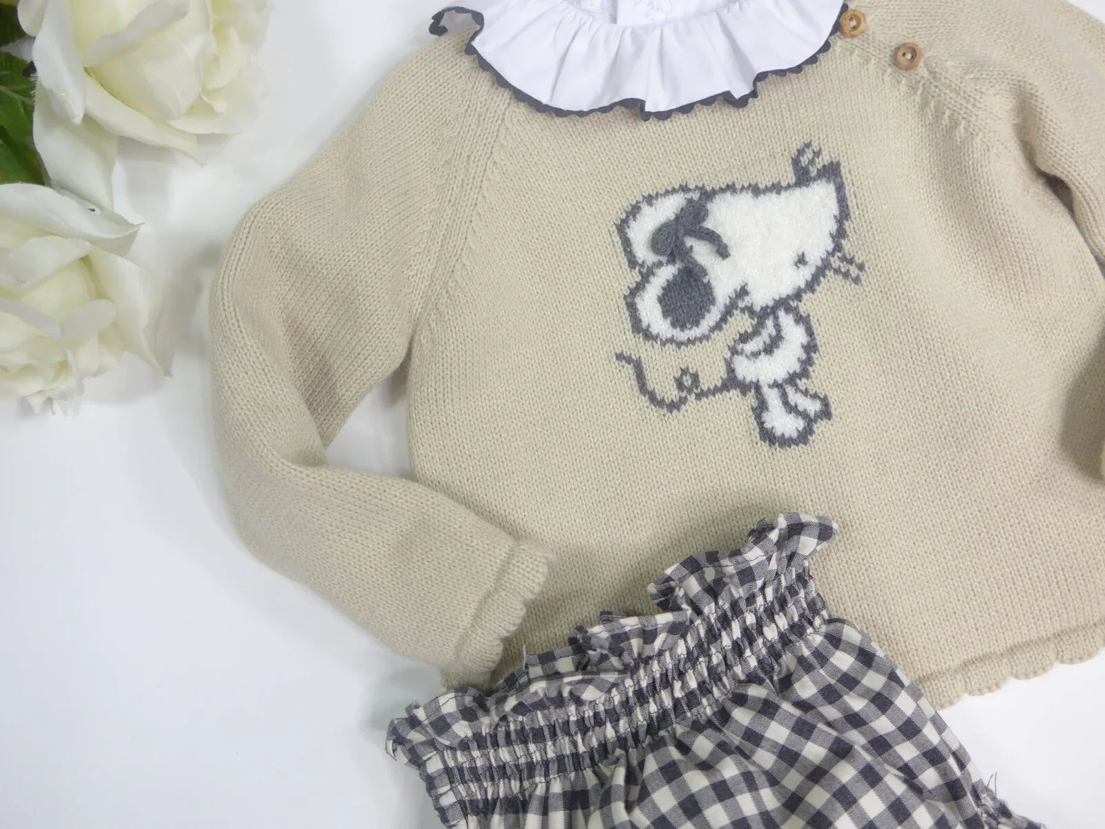 Conjunto Ratoncita bebé 3 piezas "Ratoncita" - PARDALETS