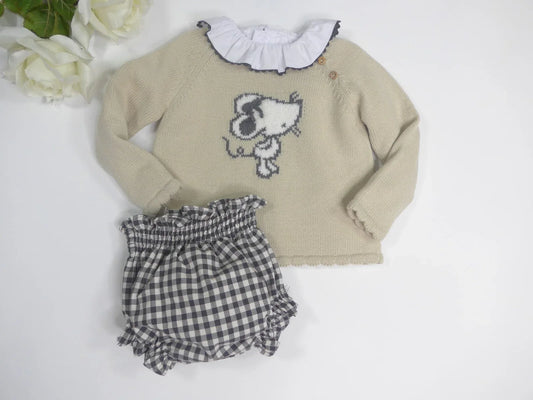 Conjunto Ratoncita bebé 3 piezas "Ratoncita" - PARDALETS