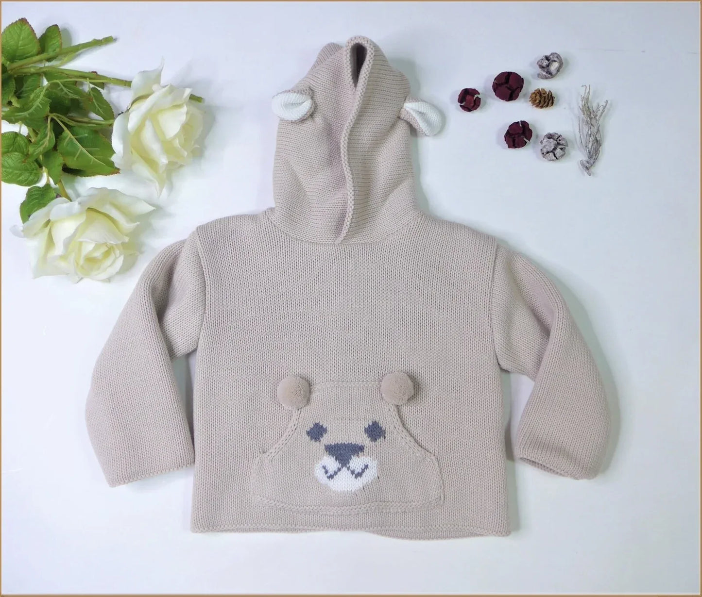 Chaqueton punto tostado Teddy - PARDALETS