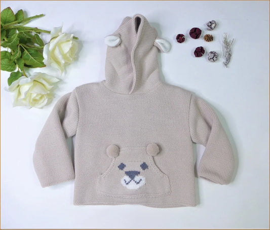 Chaqueton punto tostado Teddy - PARDALETS