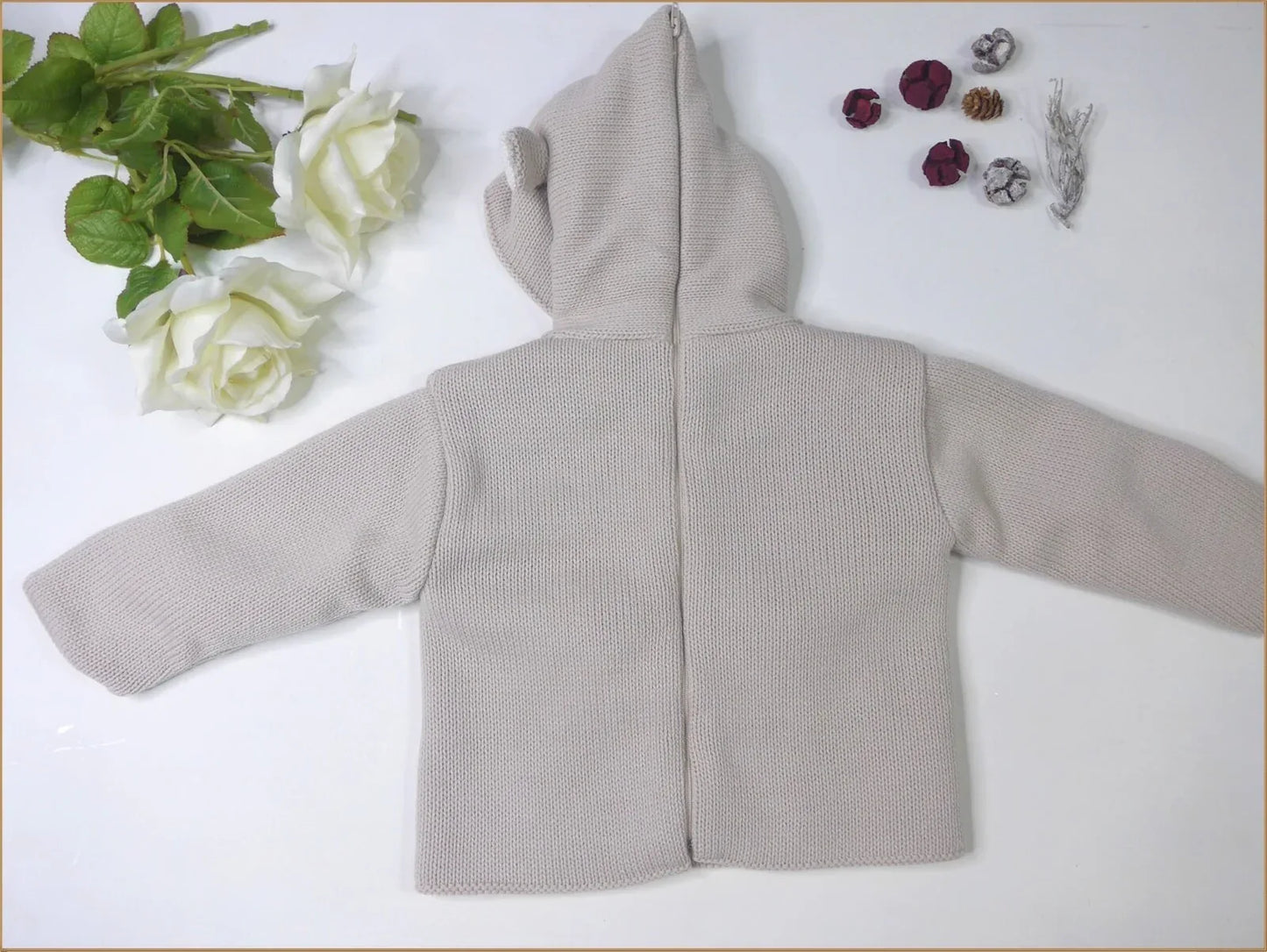 Chaqueton punto tostado Teddy - PARDALETS