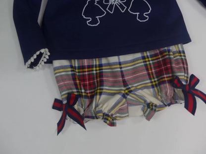 Conjunto sudadera y ranita cuadros "Barbra" - PARDALETS