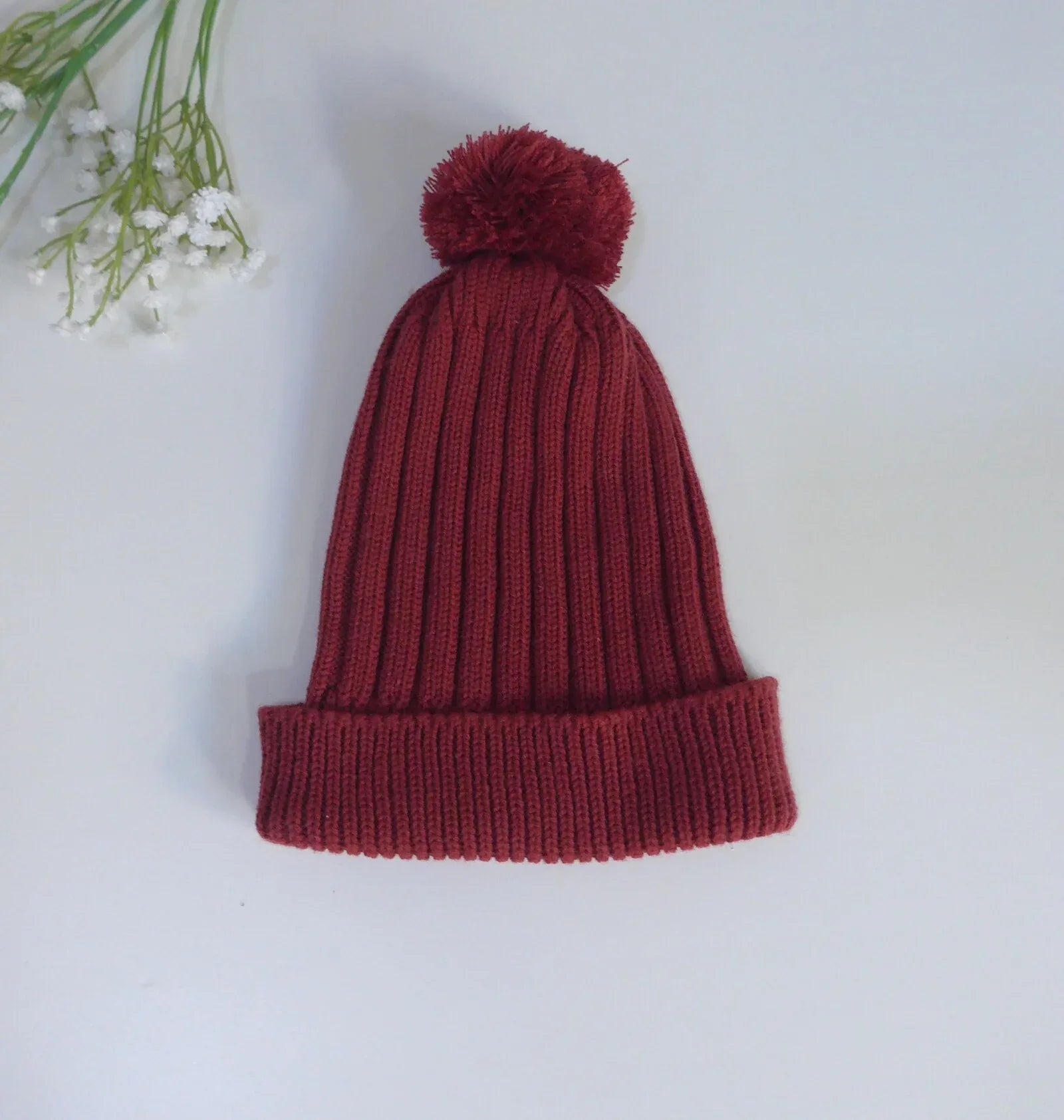Gorro lana canale burdeos - PARDALETS