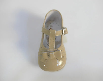 Mercedita charol tostado con lazito - PARDALETS