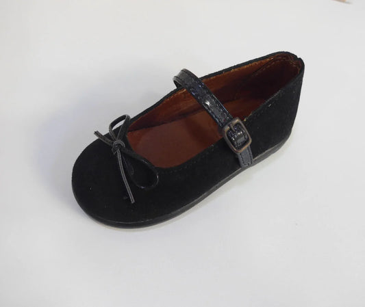 Mercedita serraje negro y lazito - PARDALETS