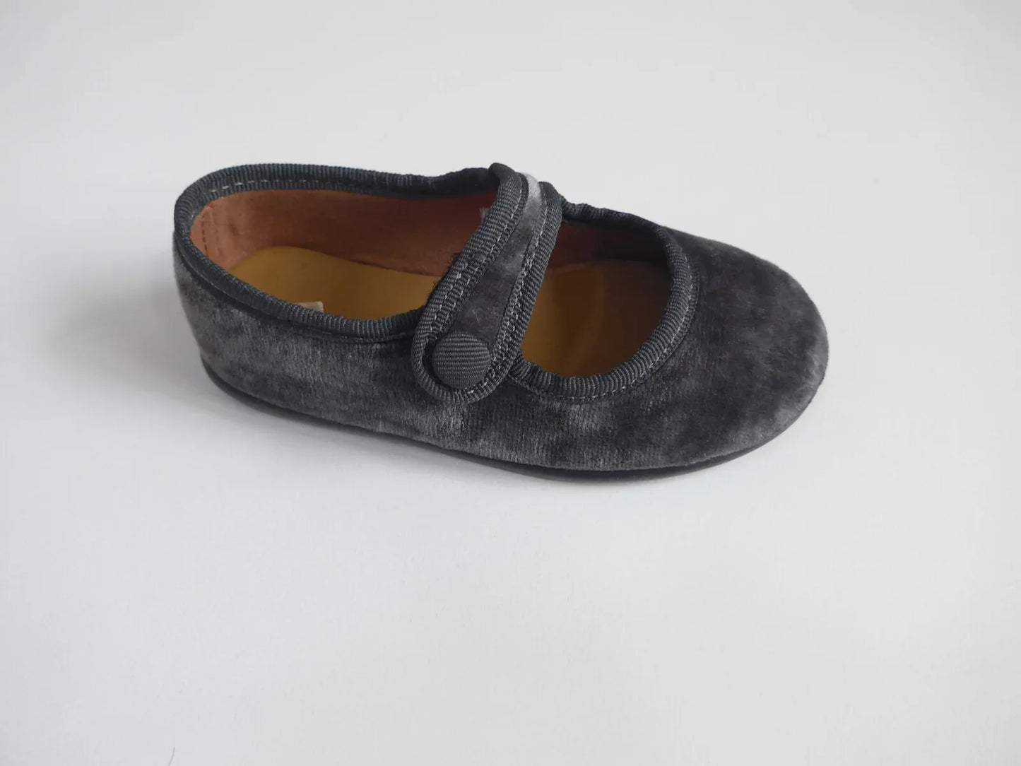 Mercedita terciopelo gris - PARDALETS