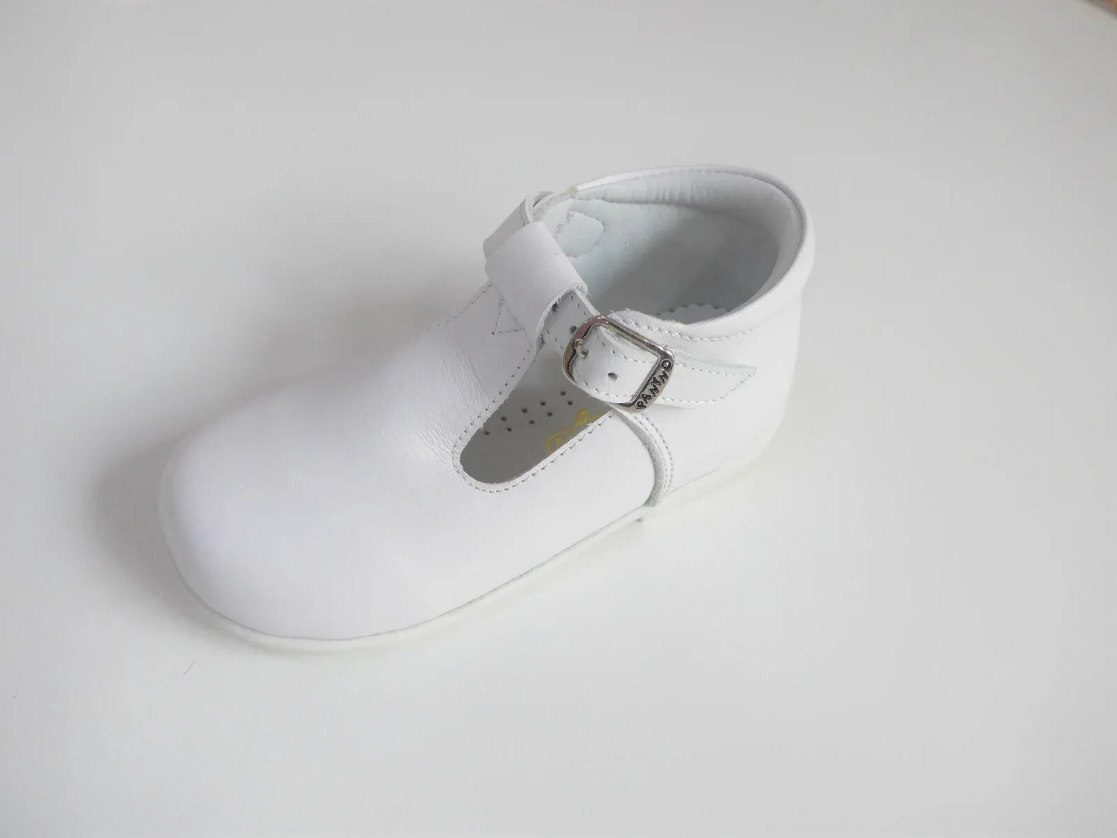 Pepito bota piel blanca - PARDALETS