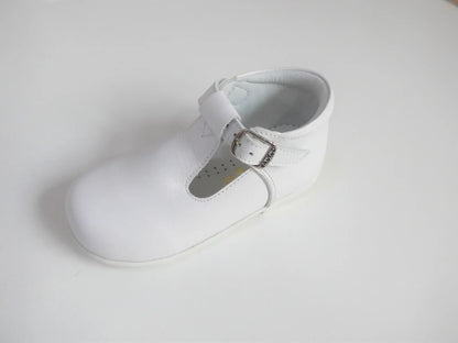 Pepito bota piel blanca - PARDALETS