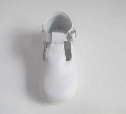Pepito bota piel blanca - PARDALETS