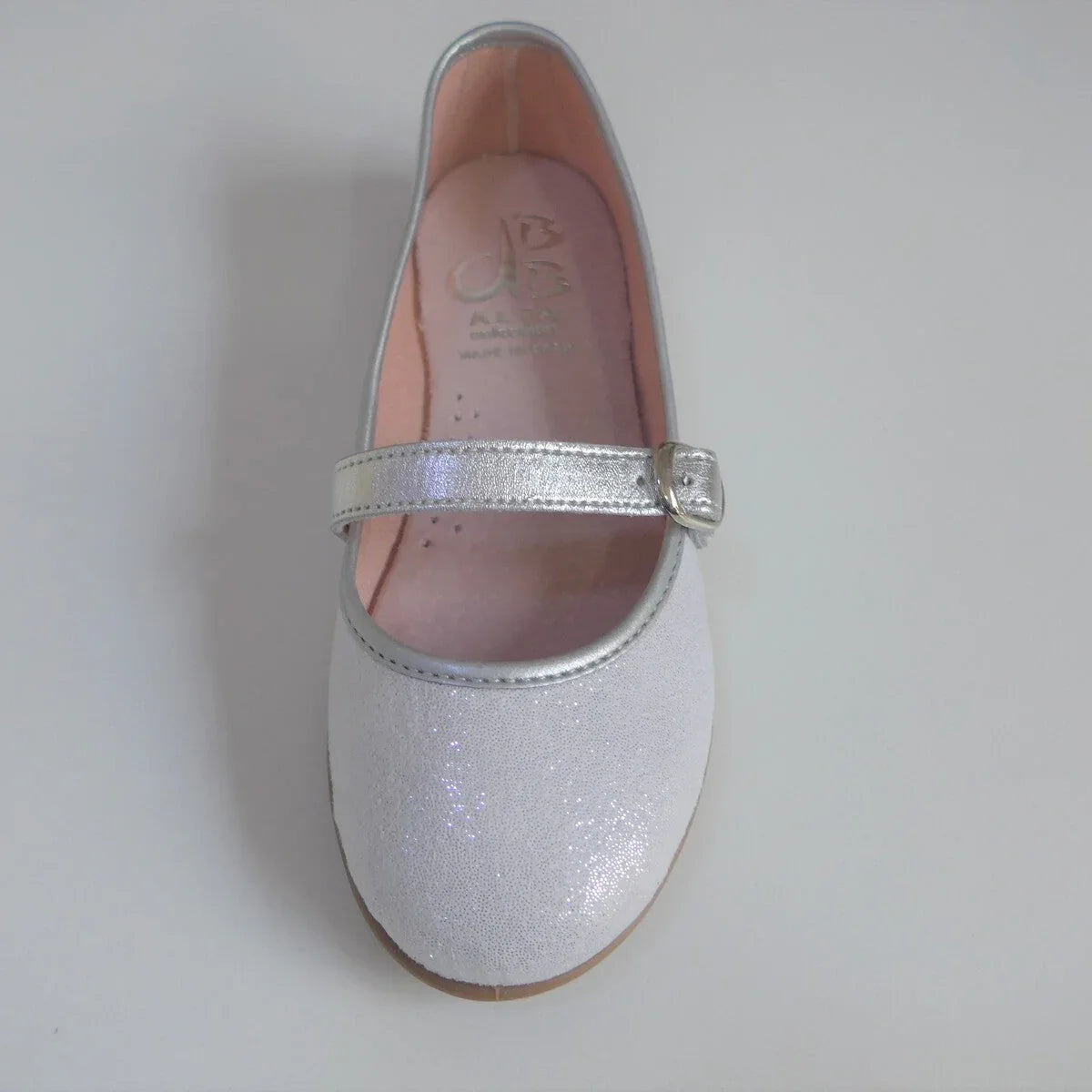 Mercedita piel plata y blanca - PARDALETS