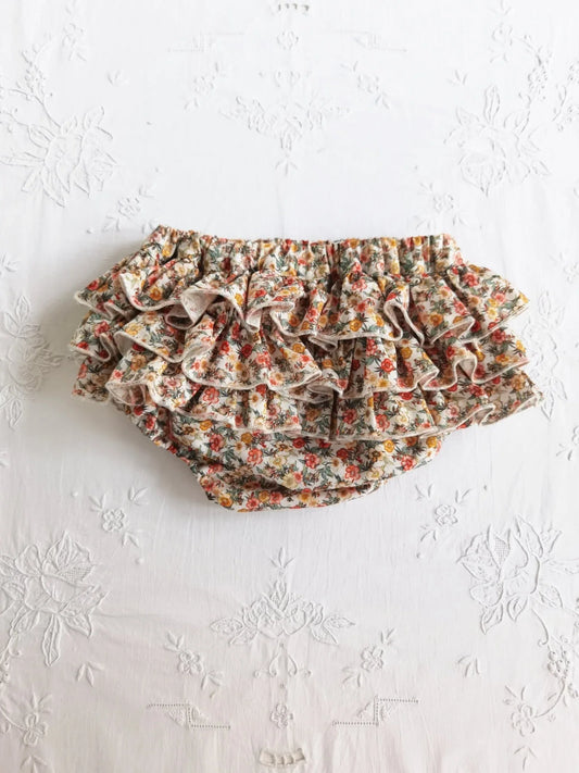 Braguita con volantes estampado de flores - PARDALETS