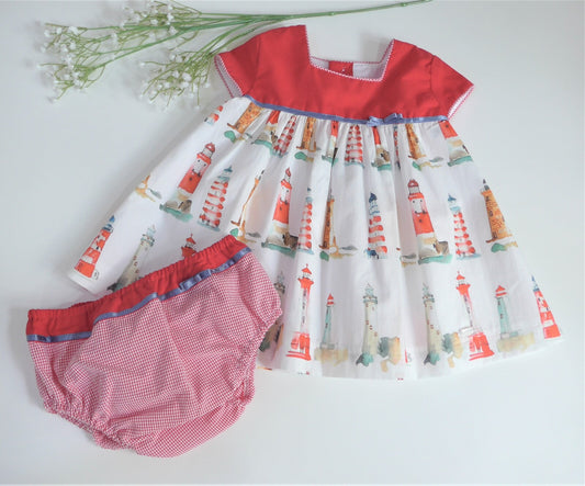 Jesusito estampado faros y cuerpo rojo "Faros"