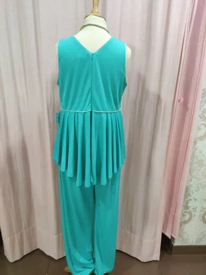 Mono verde con volante alrededor y collar - PARDALETS