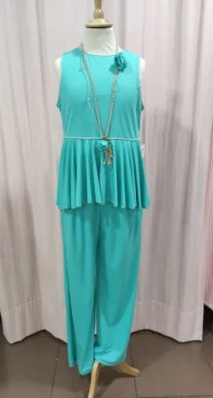 Mono verde con volante alrededor y collar - PARDALETS