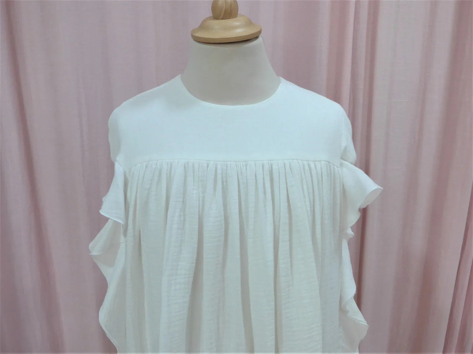 Vestido doble gasa blanco - PARDALETS