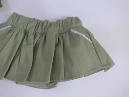 Braguita verde con volante - PARDALETS