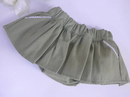Braguita verde con volante - PARDALETS