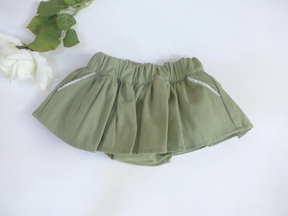 Braguita verde con volante - PARDALETS