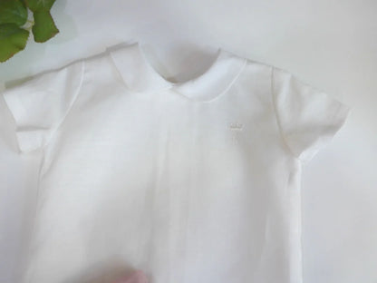 Conjunto camisa blanco roto y short rosa empolvado - PARDALETS